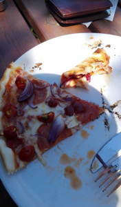 pizza byla moc dobrá